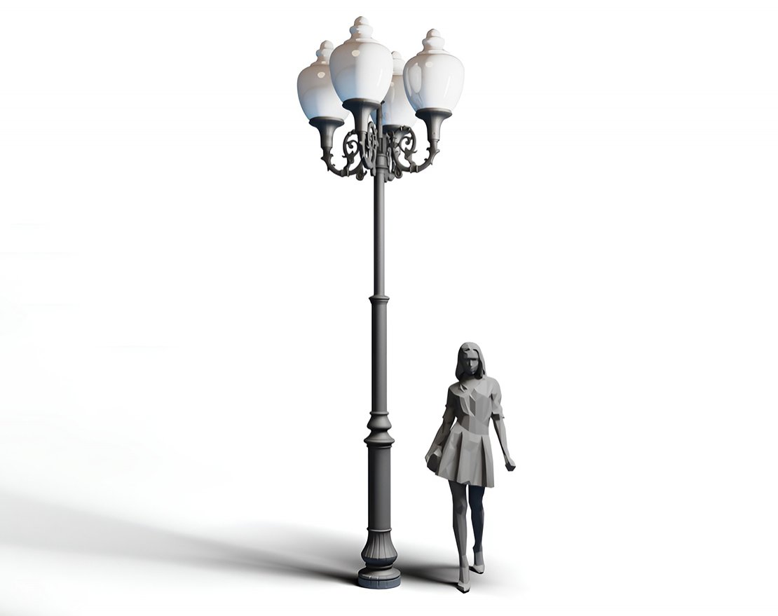 Фонарь уличный Лотос 1 - вид 4