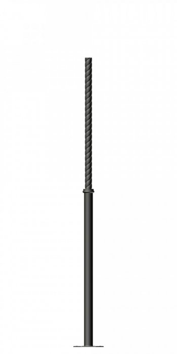 Стальная опора освещения M Витая - вид 3